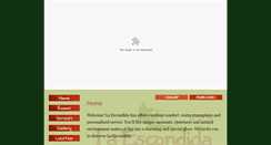 Desktop Screenshot of laescondidavgb.com.ar